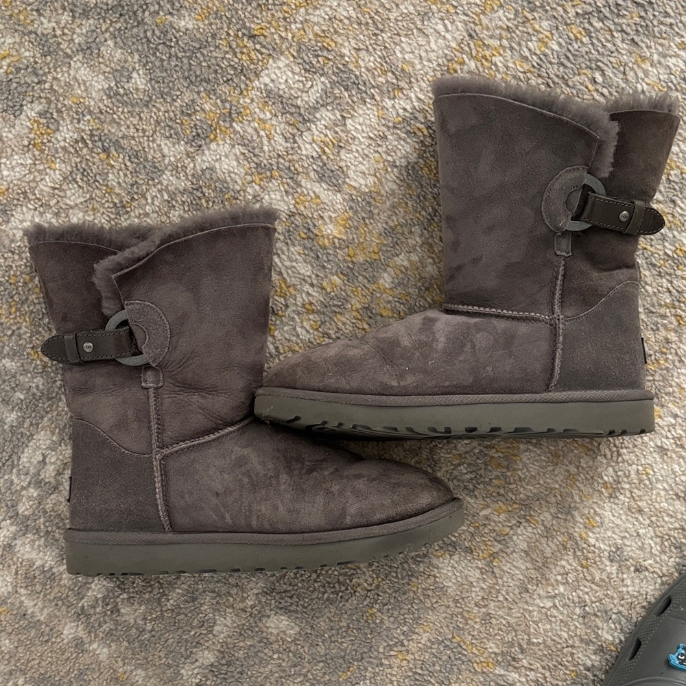 UGG Dark Gray Winter Boots